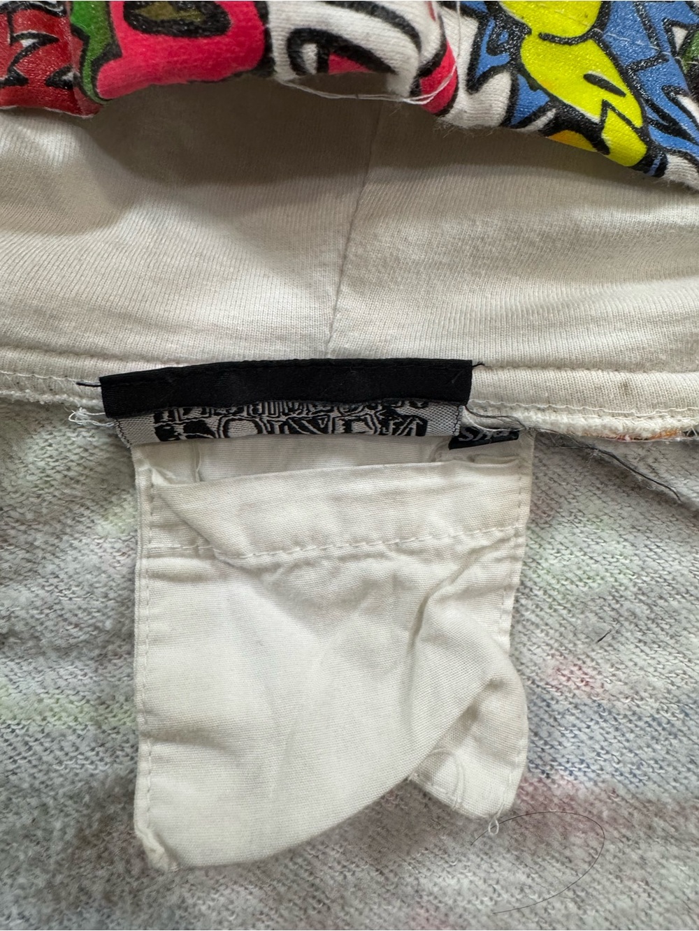 Graphic Comic-Print Hoodie Jacket - Multicolor - Picture 6 of 10